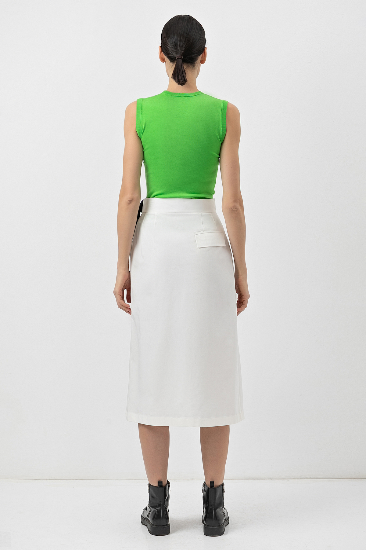 Юбка VASSA&Co, пол женский, цвет белый