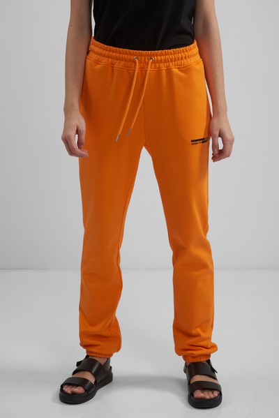 Брюки - джоггеры VASSA CODE, пол женский, цвет оранжевый, фото №6