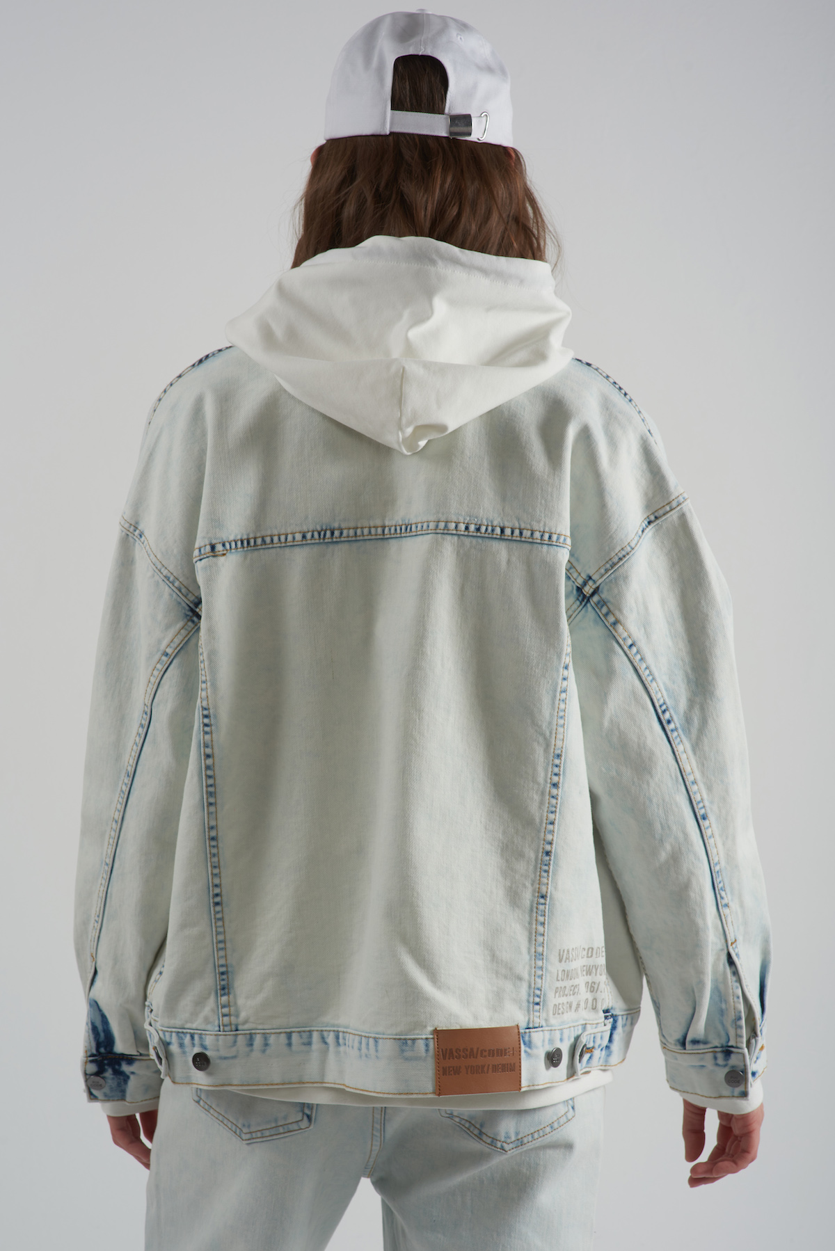 Jacket VASSA CODE, пол female, цвет Голубой