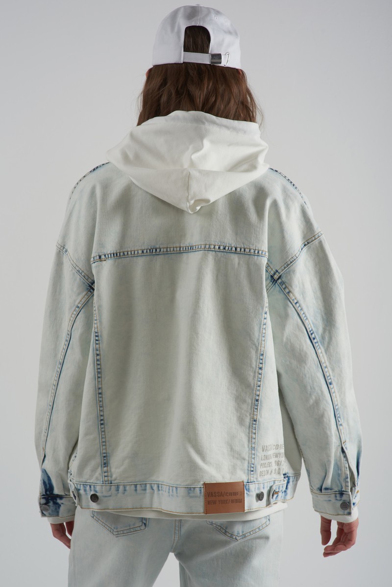 Jacket VASSA CODE, пол female, цвет Голубой, фото №5
