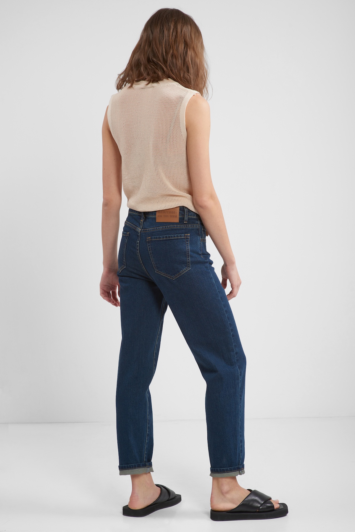 Джинсы Luxembourg Mid Rise VASSA CODE, пол женский, цвет синий
