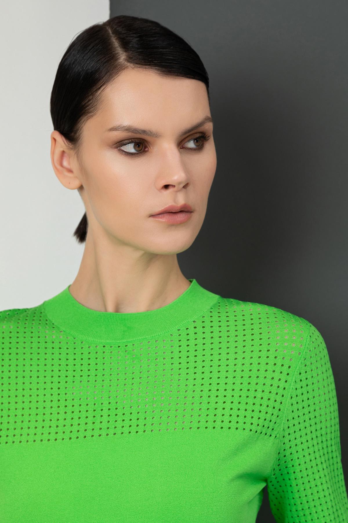 Джемпер VASSA&Co, пол женский, цвет зеленый