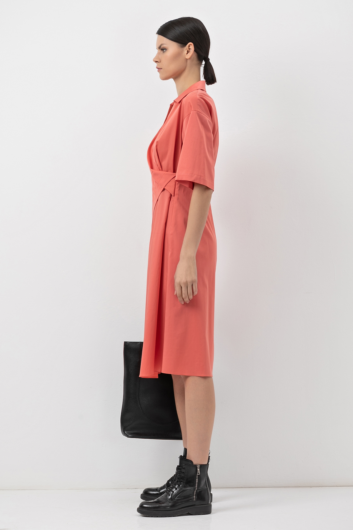 Платье с расширенной юбкой VASSA&Co, пол женский, цвет розовый, фото №2