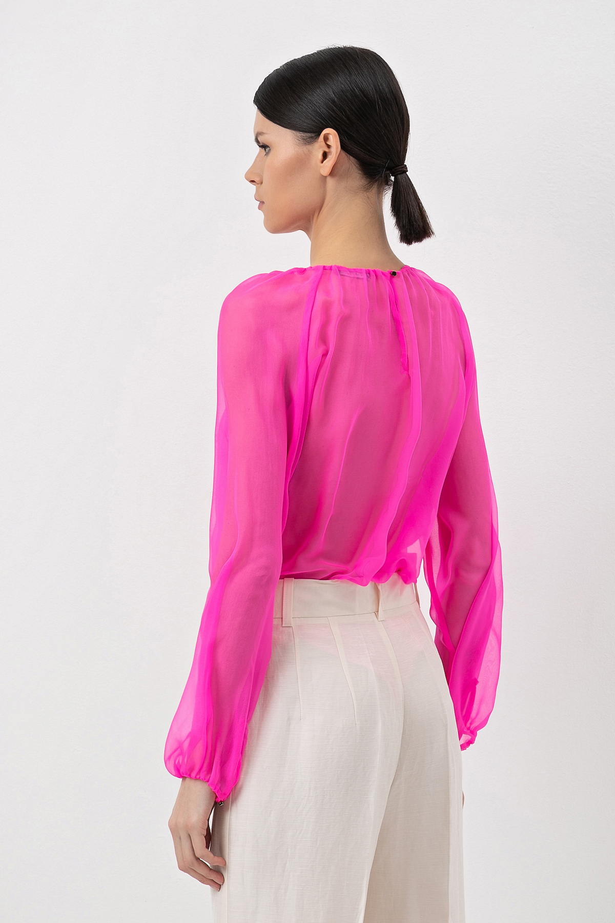 Blouse VASSA&Co, пол female, цвет pink, фото №3