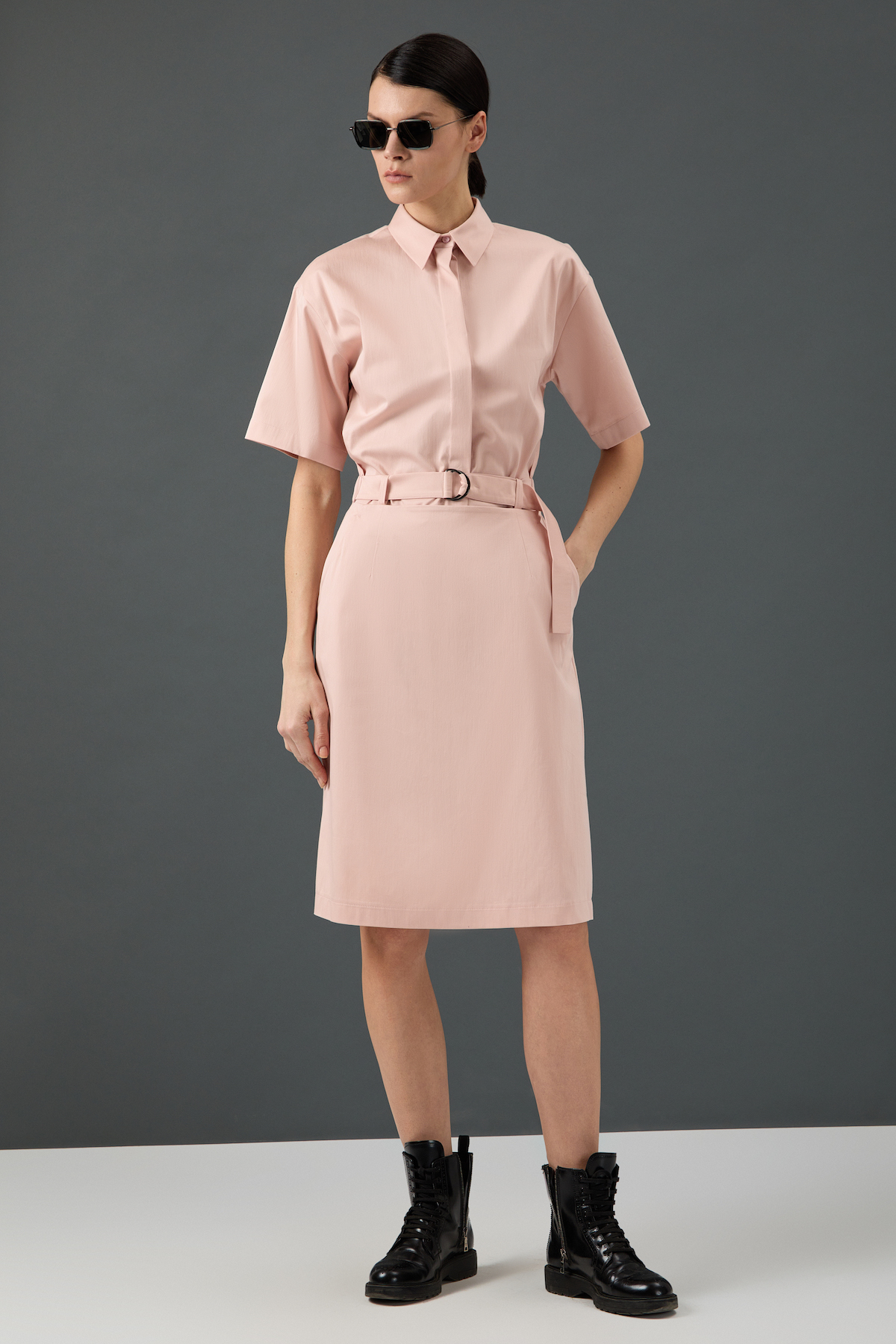 Платье-трансформер VASSA&Co, пол женский, цвет розовый, фото №3