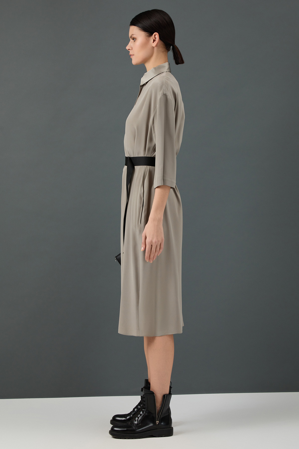 Платье VASSA&Co, пол женский, цвет коричневый