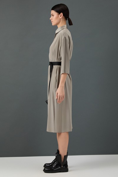 Платье VASSA&Co, пол женский, цвет коричневый, фото №2