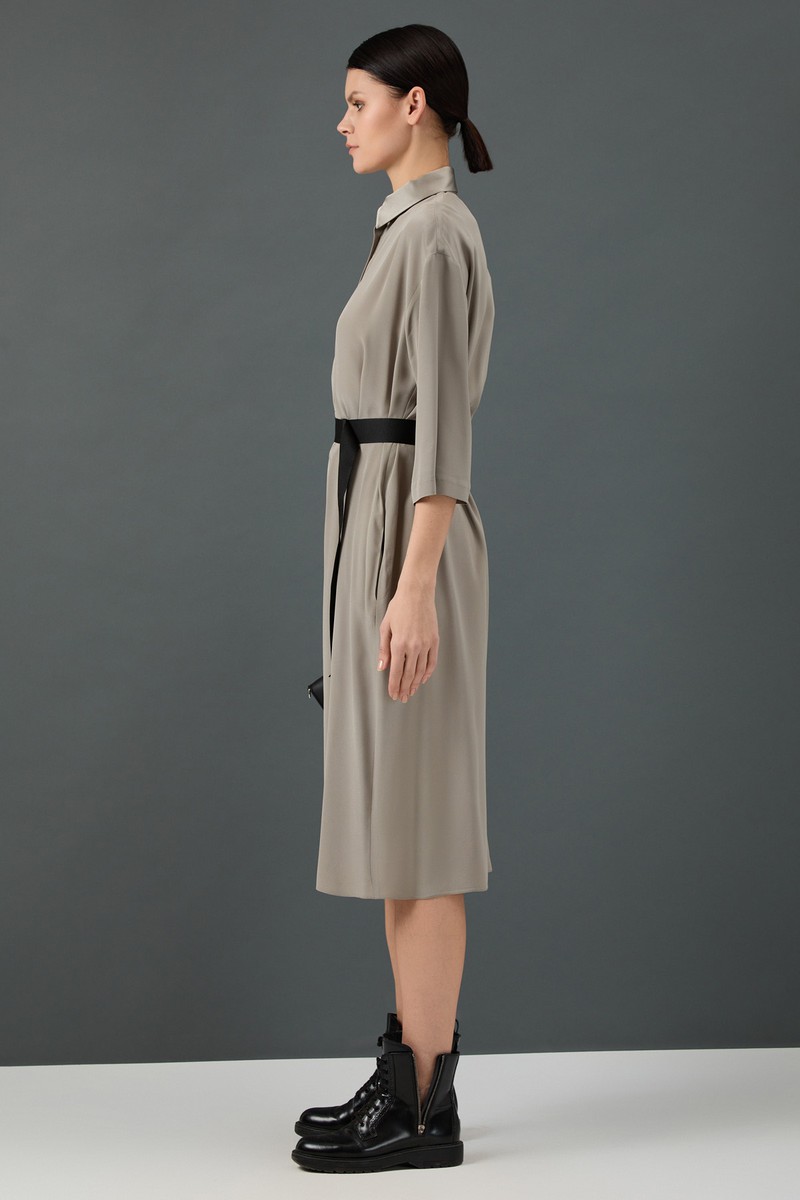 Платье VASSA&Co, пол женский, цвет коричневый, фото №2