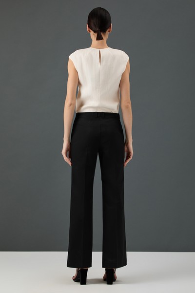 Брюки VASSA&Co, пол женский, цвет черный, фото №3