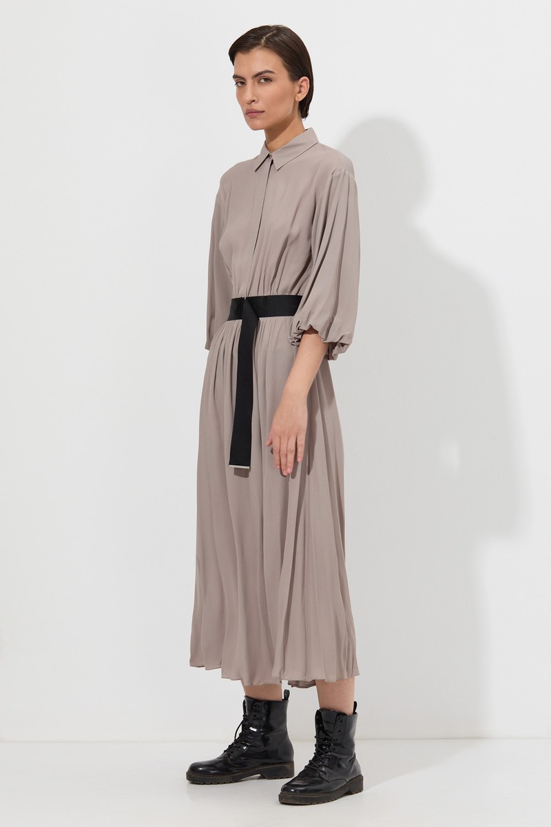 Платье VASSA&Co, пол женский, цвет коричневый, фото №2