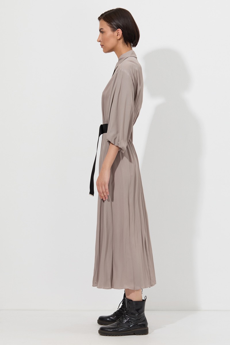 Платье VASSA&Co, пол женский, цвет коричневый, фото №3