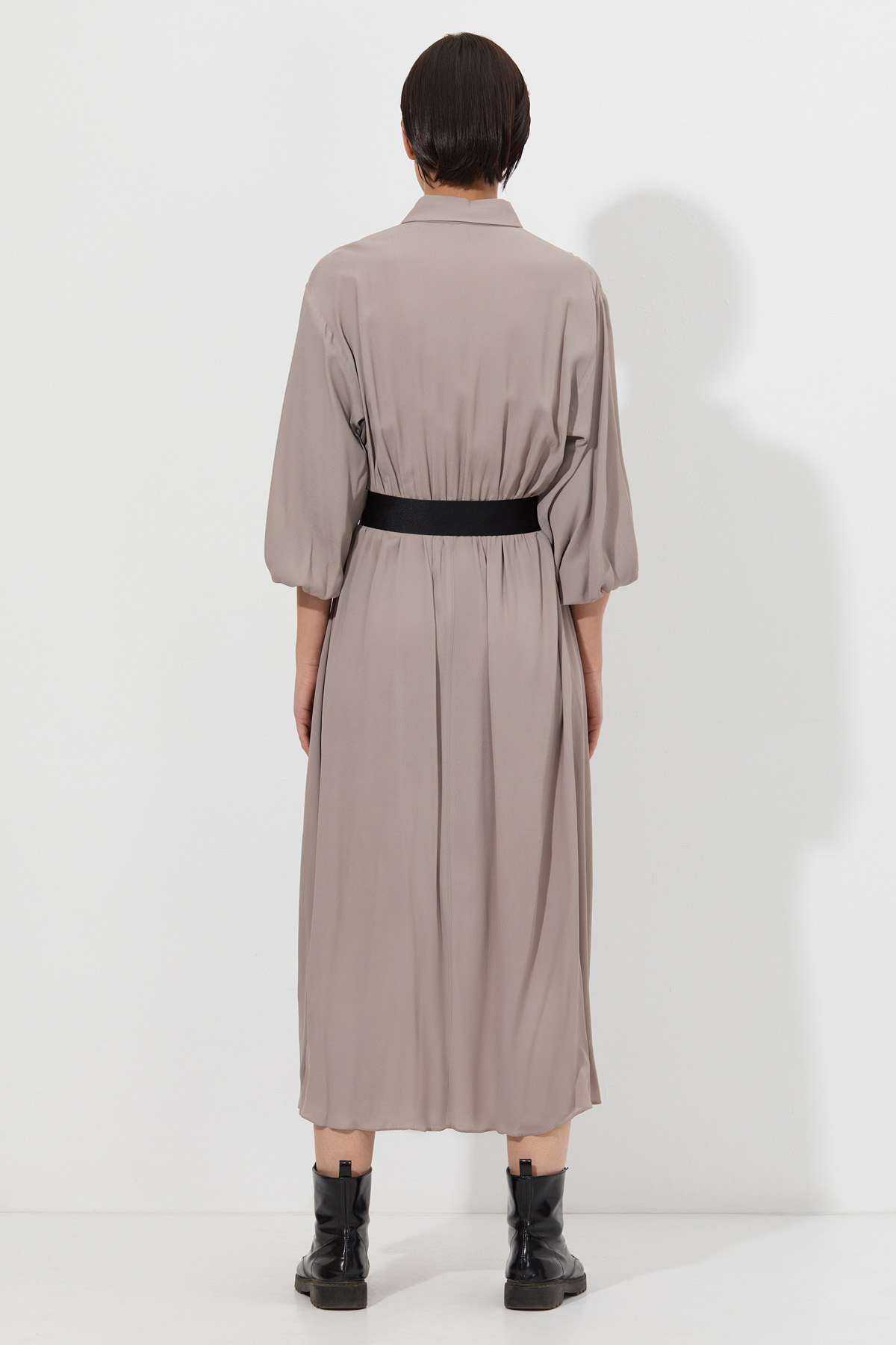 Платье VASSA&Co, пол женский, цвет коричневый