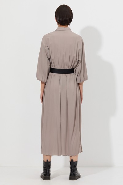 Платье VASSA&Co, пол женский, цвет коричневый, фото №5