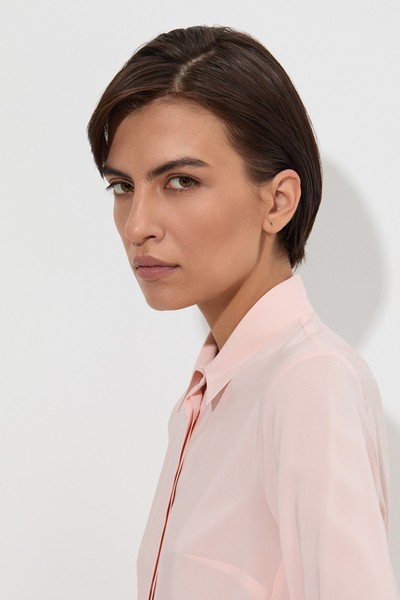 Блузка VASSA&Co, пол женский, цвет розовый, фото №3