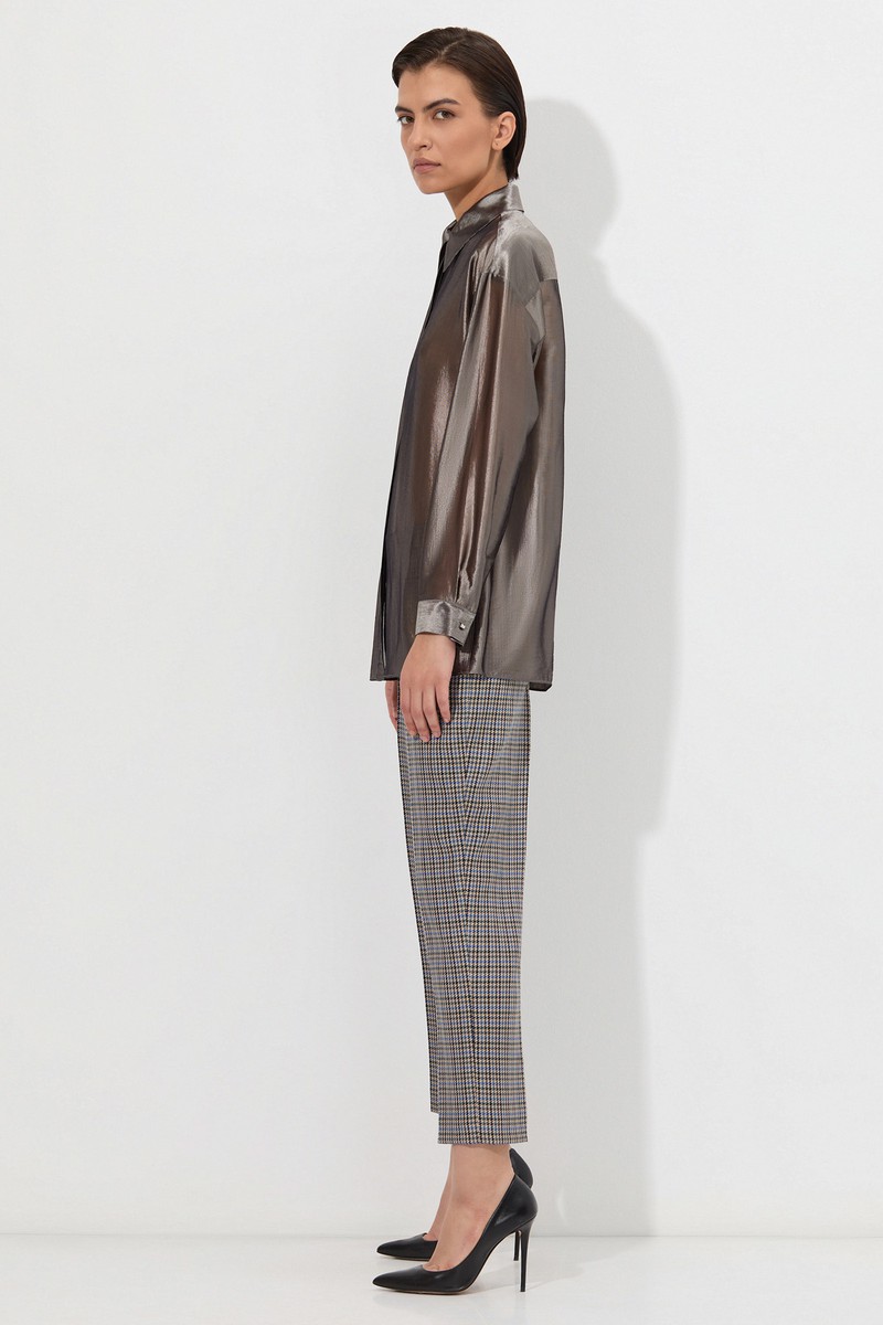 Blouse VASSA&Co, пол female, цвет Brown, фото №3