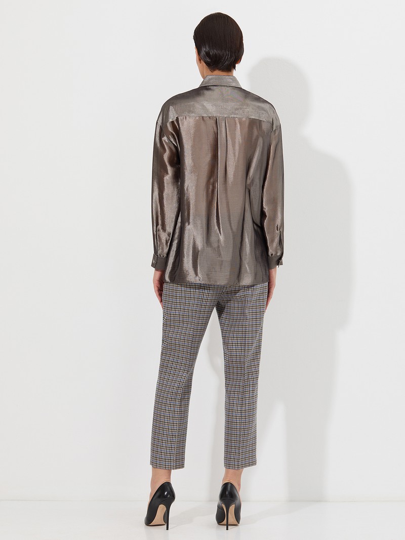 Blouse VASSA&Co, пол female, цвет Brown, фото №4