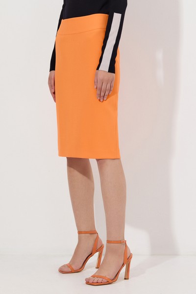Skirt VASSA&Co, пол female, цвет orange, фото №3