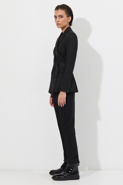 Jacket VASSA&Co, пол female, цвет black, фото №3