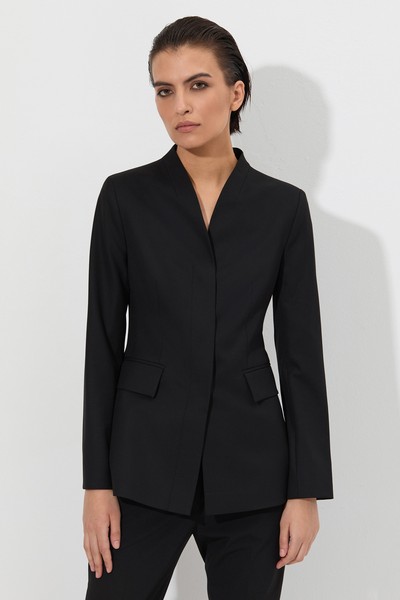 Jacket VASSA&Co, пол female, цвет black, фото №5