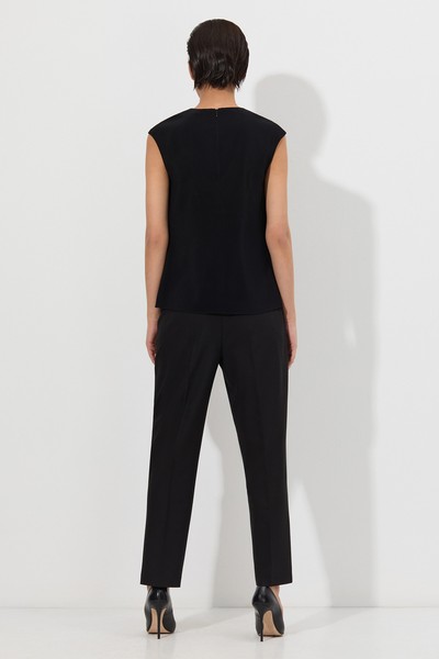 Блузка c контрастным принтом VASSA&Co, пол женский, цвет черный, фото №5