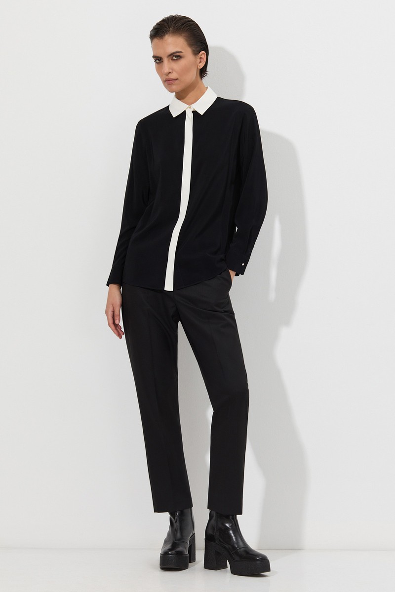 Blouse VASSA&Co, пол female, цвет black, фото №2