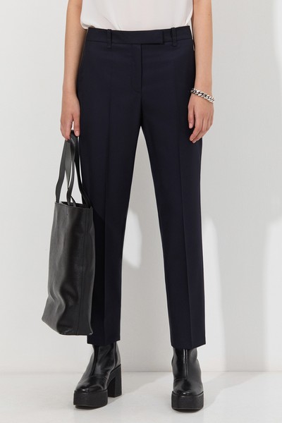 Классические брюки VASSA&Co, пол женский, цвет синий, фото №4