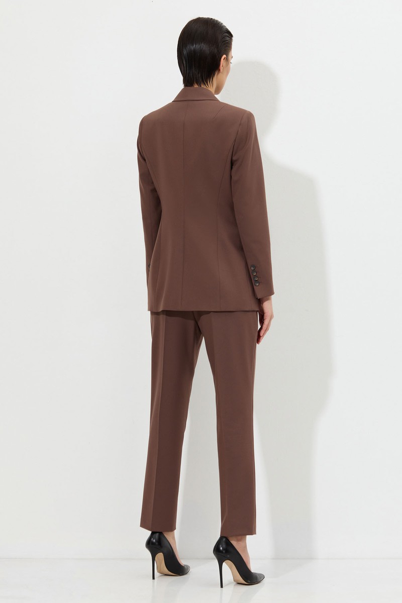 Жакет VASSA&Co, пол женский, цвет коричневый, фото №3