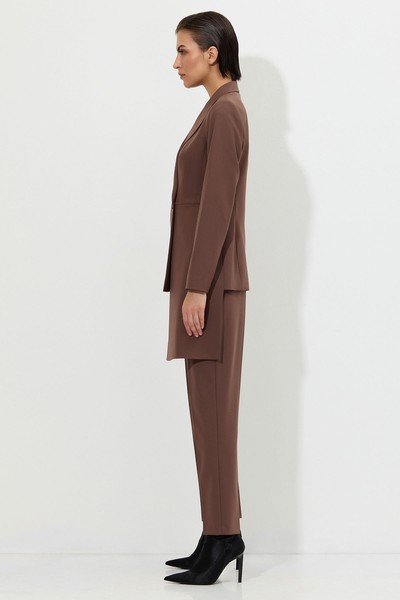 Жакет VASSA&Co, пол женский, цвет коричневый, фото №3