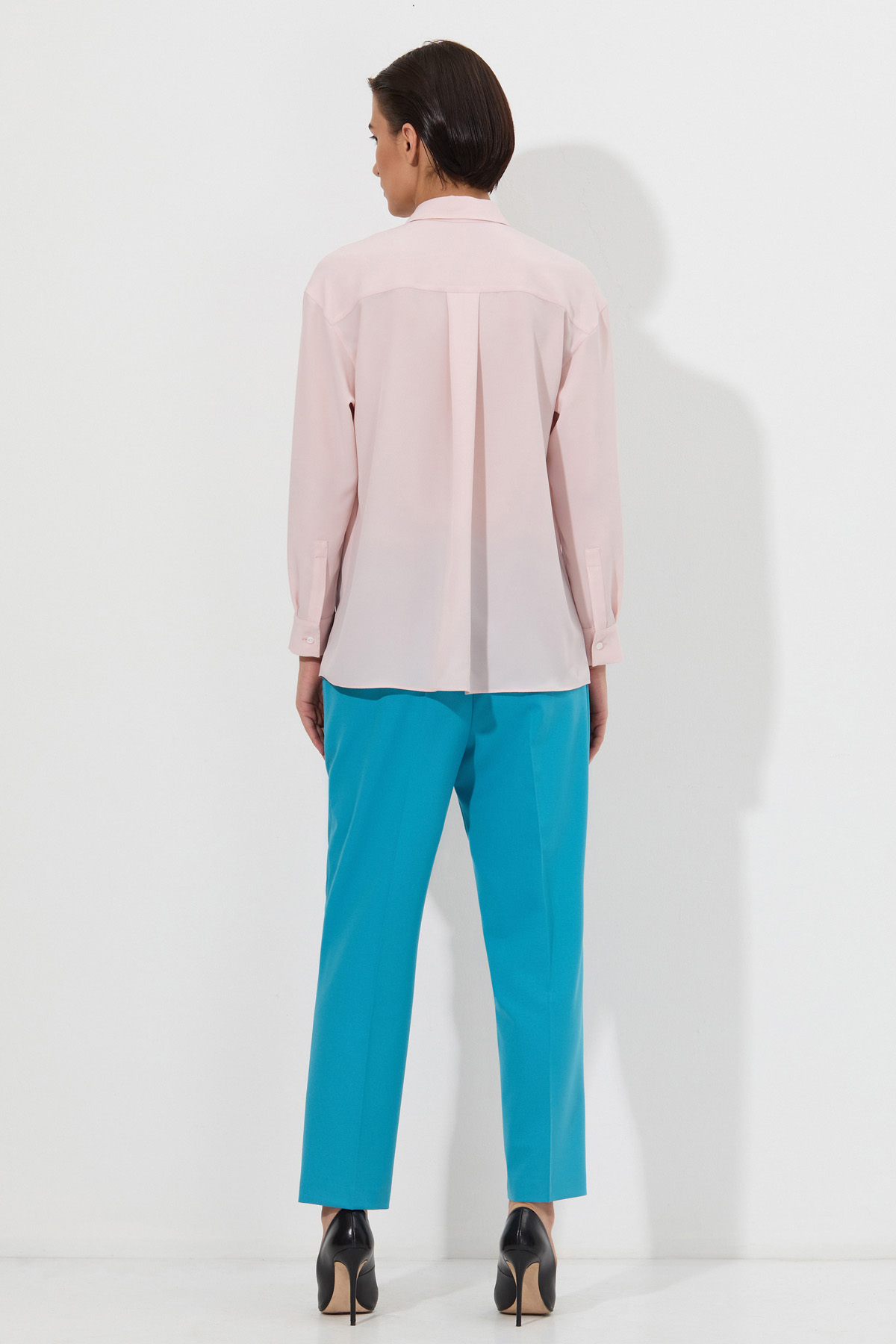 Блузка в розовом оттенке VASSA&Co, пол женский, цвет розовый