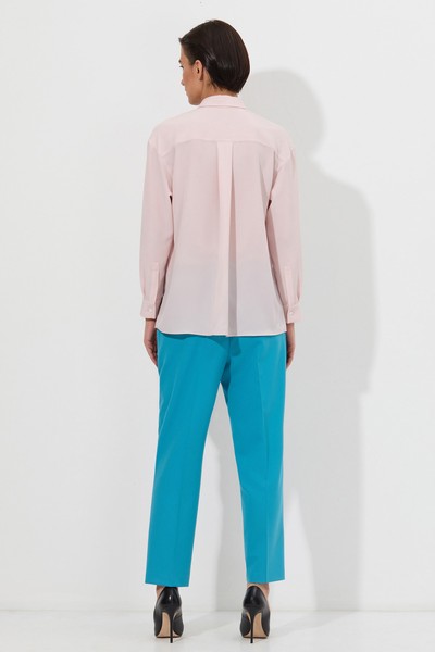 Блузка в розовом оттенке VASSA&Co, пол женский, цвет розовый, фото №3