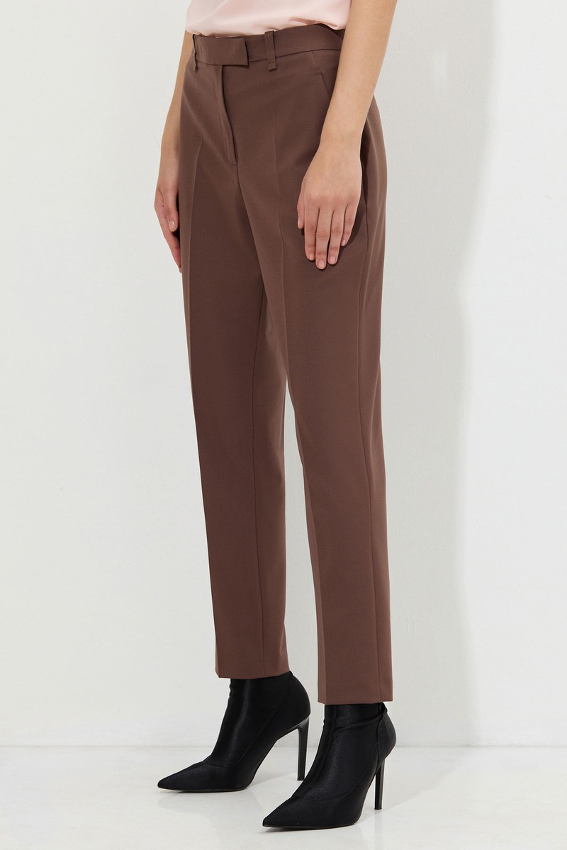 Брюки VASSA&Co, пол женский, цвет коричневый, фото №3