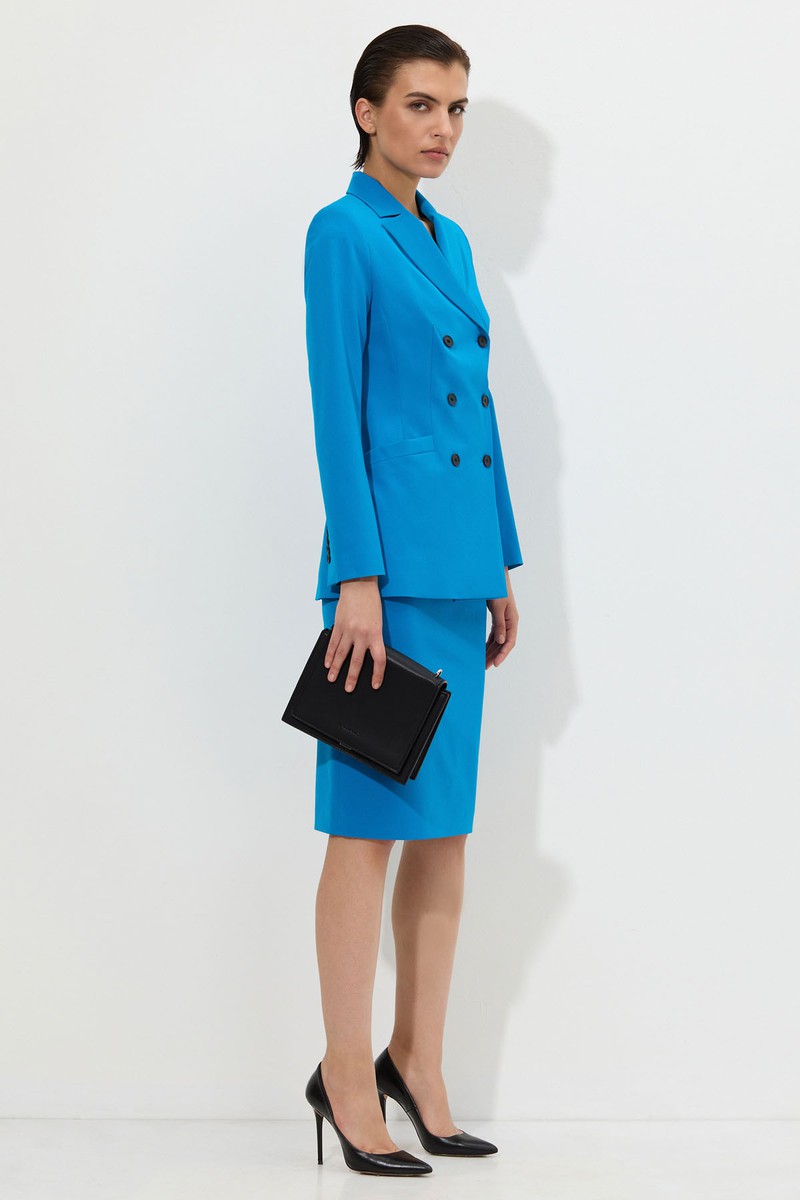 Jacket VASSA&Co, пол female, цвет голубой, фото №3