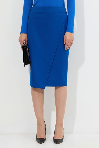 Юбка-карандаш VASSA&Co, пол женский, цвет синий, фото №3