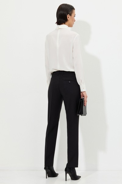 Брюки классические VASSA&Co, пол женский, цвет черный, фото №3