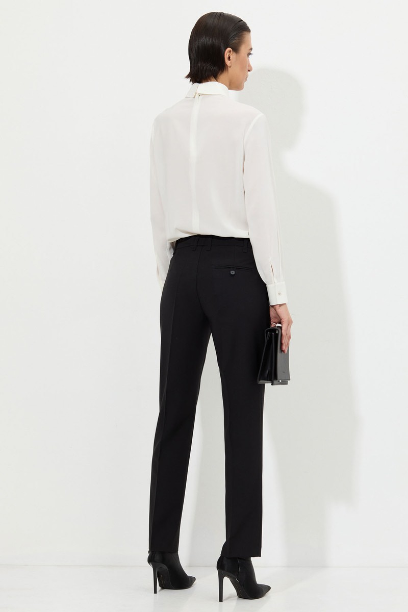 Брюки классические VASSA&Co, пол женский, цвет черный, фото №3