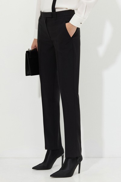 Брюки классические VASSA&Co, пол женский, цвет черный, фото №2