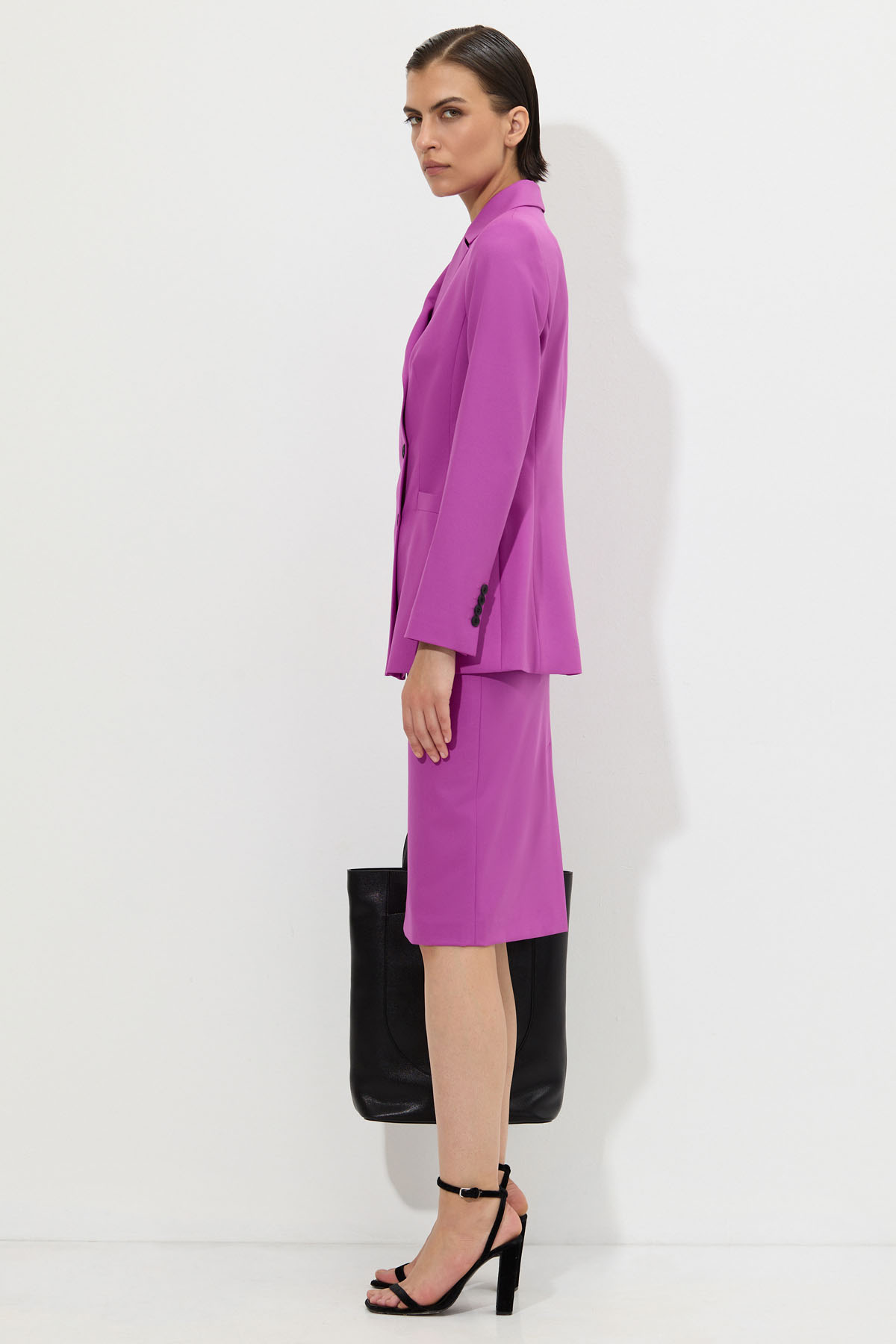 Jacket VASSA&Co, пол female, цвет violet