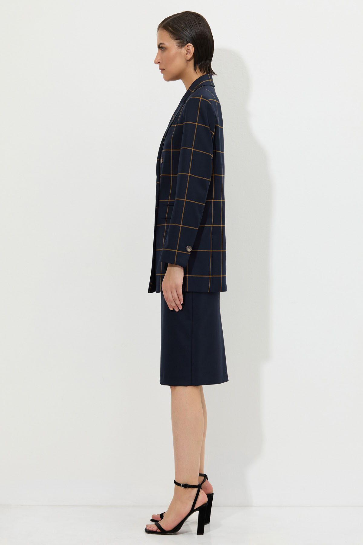 Юбка VASSA&Co, пол женский, цвет синий