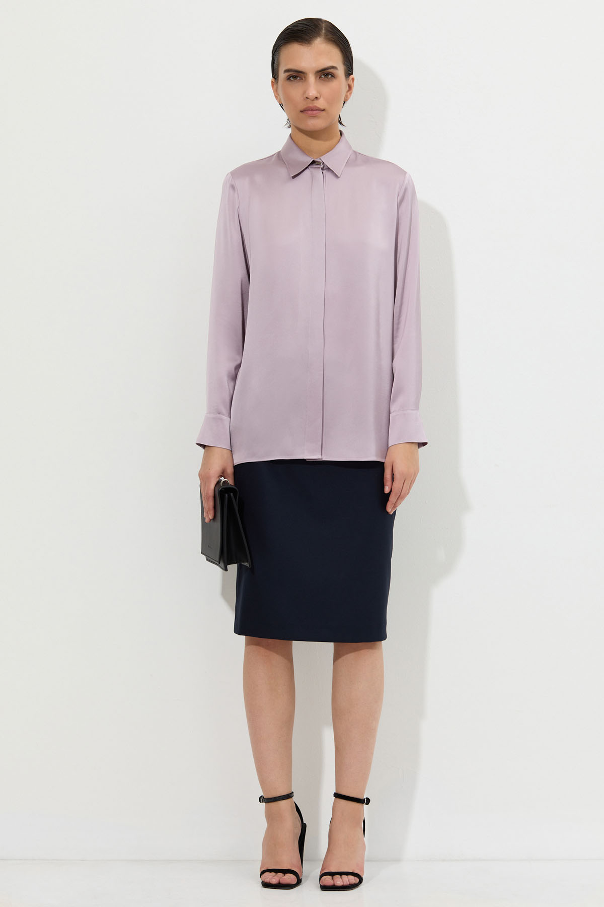 Blouse VASSA&Co, пол female, цвет violet