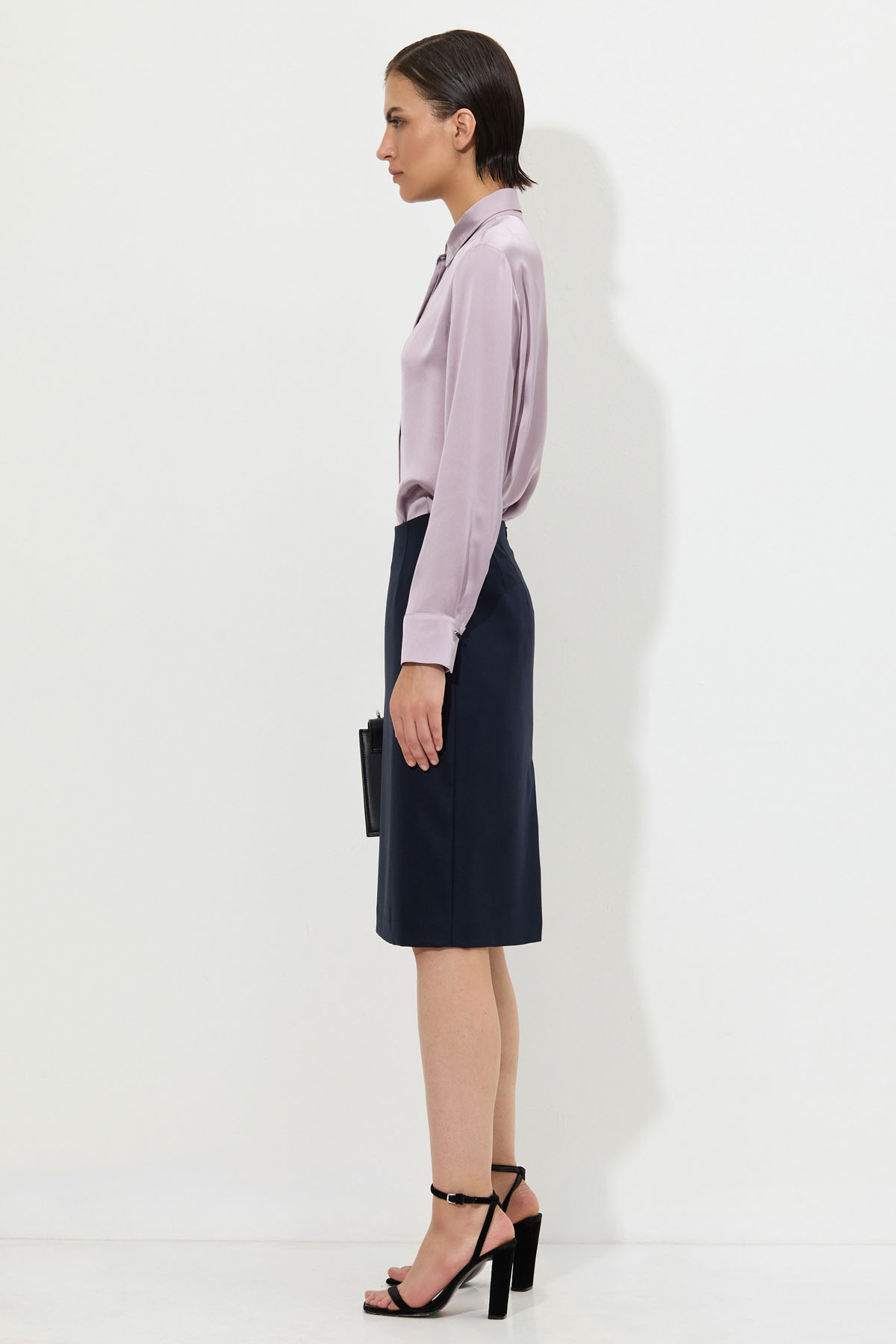 Юбка VASSA&Co, пол женский, цвет синий