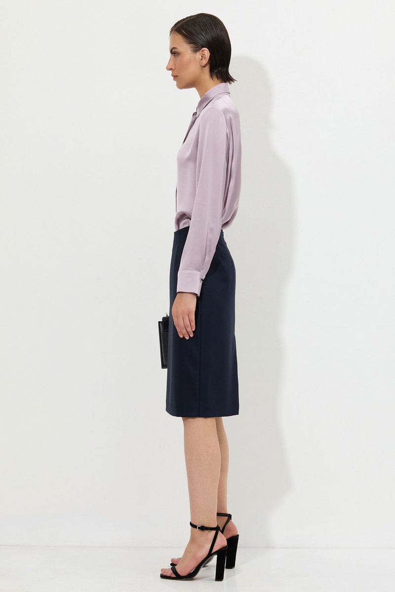 Юбка VASSA&Co, пол женский, цвет синий, фото №4