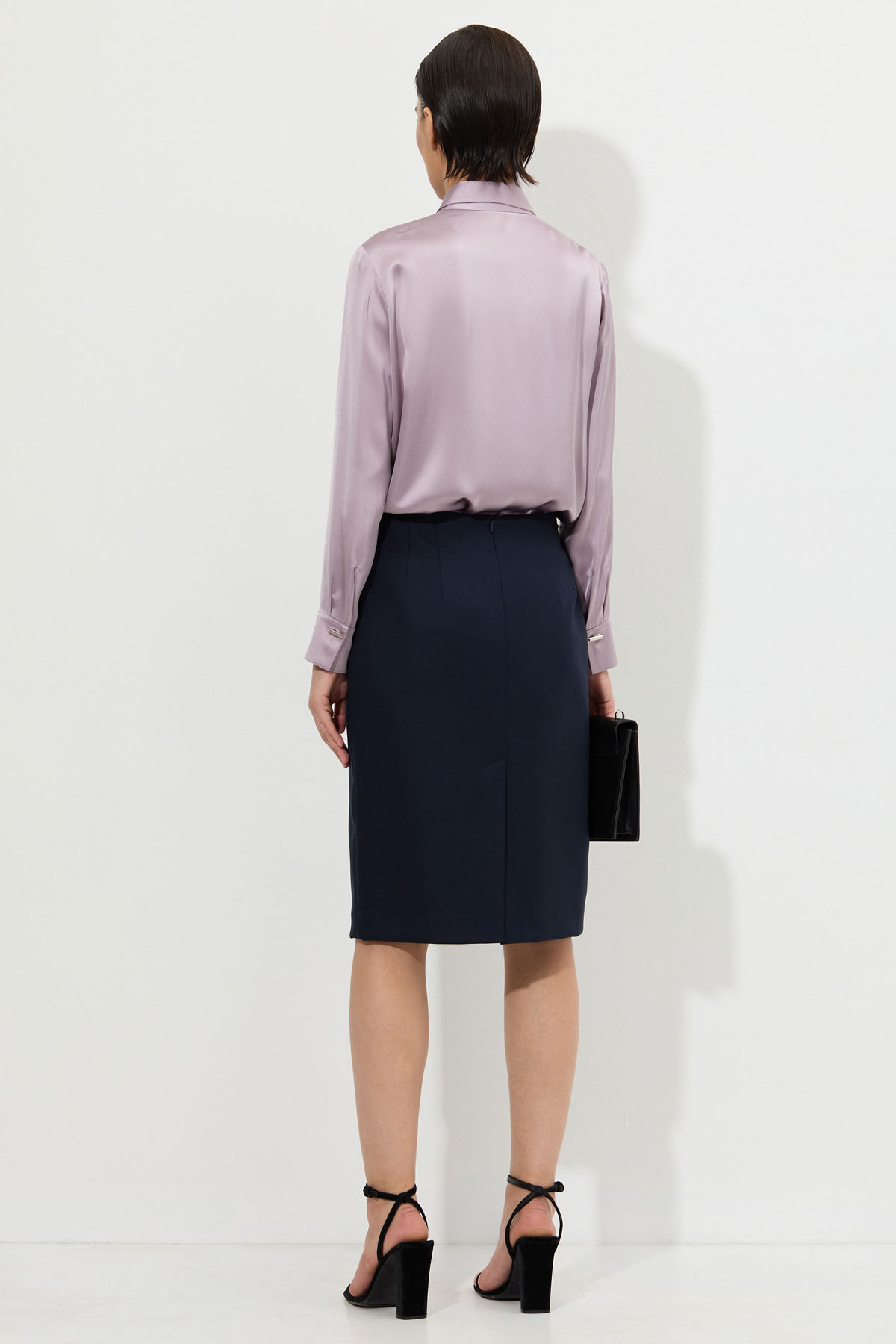 Юбка VASSA&Co, пол женский, цвет синий