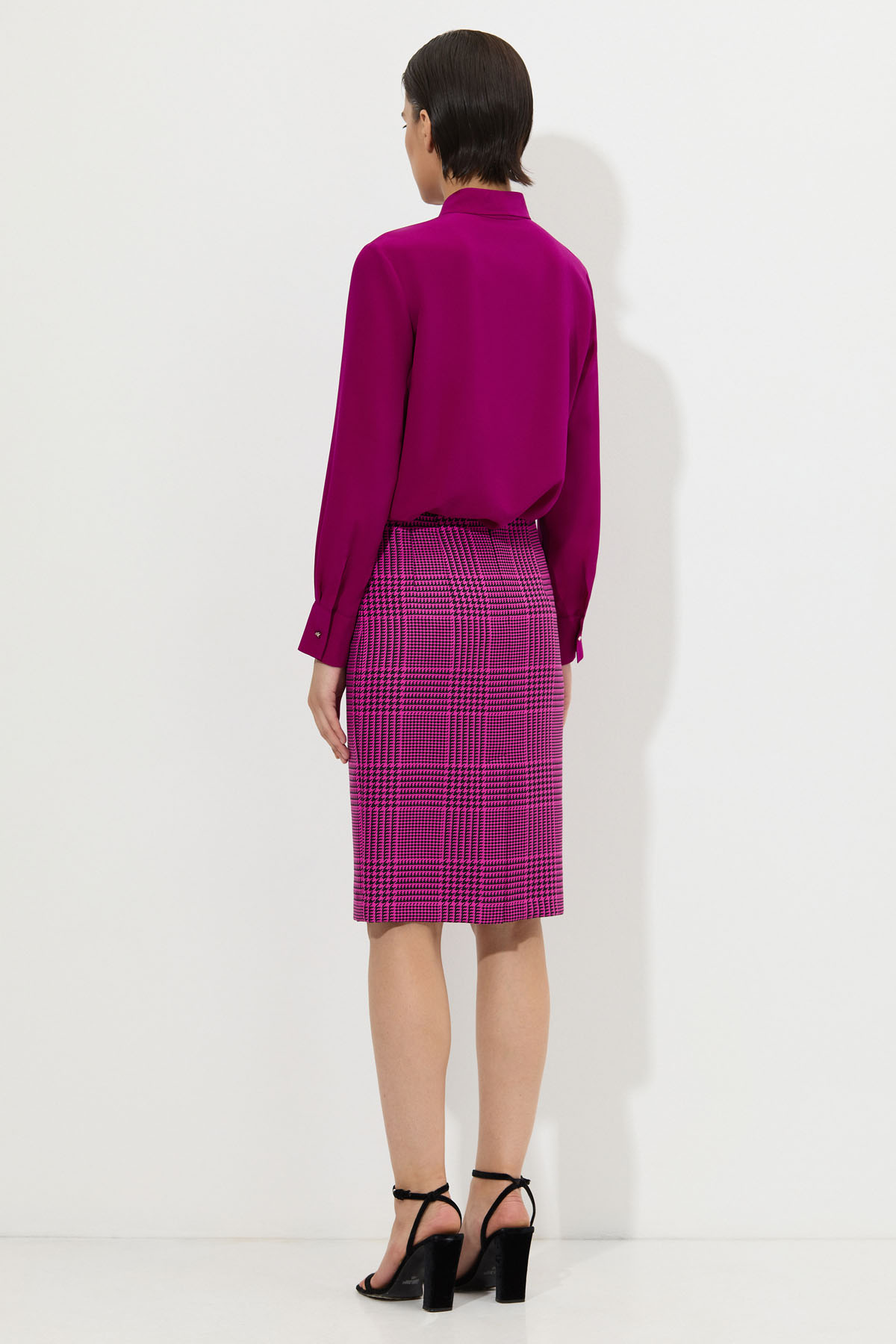 Юбка-карандаш VASSA&Co, пол женский, цвет розовый