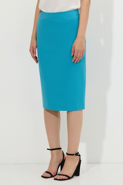 Юбка-карандаш VASSA&Co, пол женский, цвет голубой, фото №2