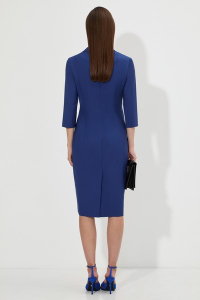 Дизайнерское платье VASSA&Co, пол женский, цвет синий, фото №3