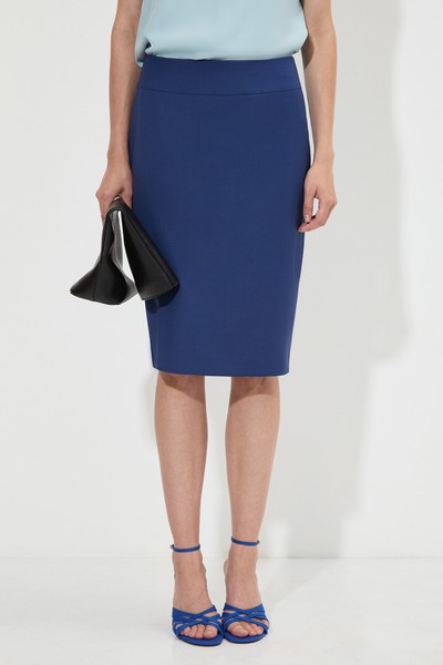 Юбка-карандаш VASSA&Co, пол женский, цвет синий, фото №3