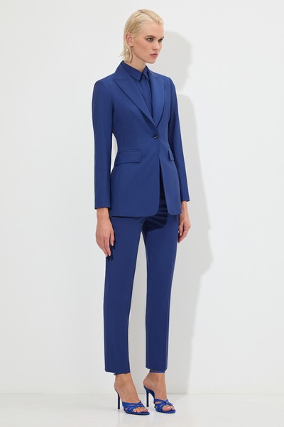 Жакет с манишкой VASSA&Co, пол женский, цвет синий, фото №2