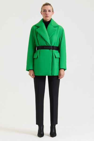 Куртка из плащевого материала VASSA&Co, пол женский, цвет зеленый, фото №4