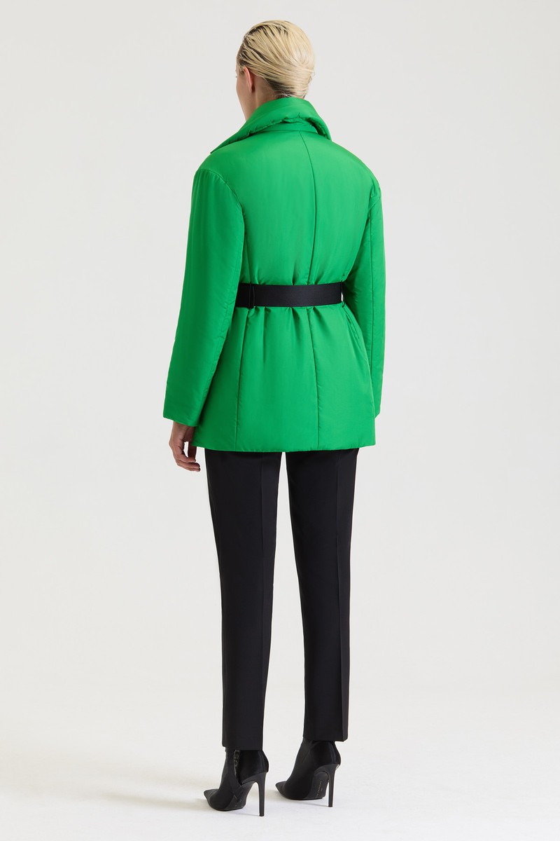Куртка из плащевого материала VASSA&Co, пол женский, цвет зеленый, фото №2