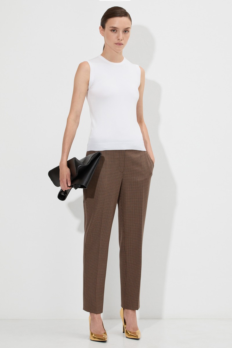 Топ в белом цвете VASSA&Co, пол женский, цвет белый, фото №2